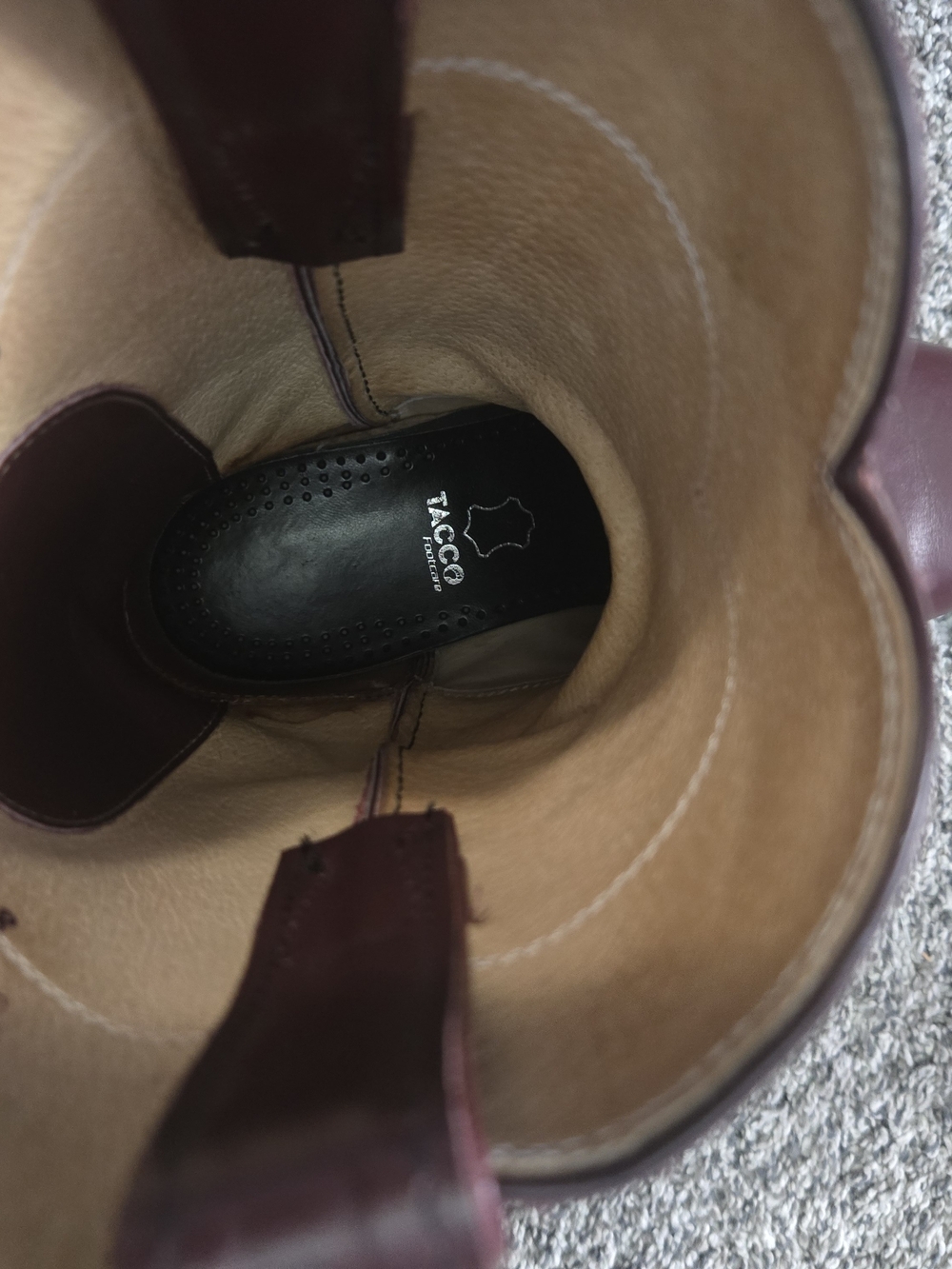 Justin Boots Burgundy Leather Roper Boots - Picture 5 of 11
